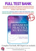 Test Bank For Hamric and Hanson's Advanced Practice Nursing An Integrative Approach 6th Edition by Eileen O'Grady, Mary Fran Tracy 9780323447751 Chapter 1-24 Complete Guide.