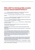  WGU c208 Final OA Study With complete solution Newest 2024/25 RATED A+