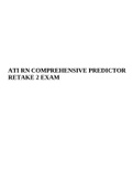 ATI RN COMPREHENSIVE PREDICTOR  RETAKE 2 EXAM.