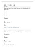 BIOS 242 Week 5 Quiz (2 Versions), BIOS 242 Microbiology Quiz 5 -Verified And Correct Answers, Chamberlain College of Nursing