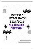 PYC1502 EXAM PACK 2024/2025