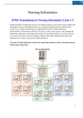 Nursing Informatics D790: Foundations in Nursing Informatics Units 1-3 Nursing Informatics D790: Foundations in Nursing Informatics Units 1-3 Health informatics incorporates processes, procedures, theories, and concepts from computer and information scien