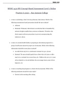 ATI RN Concept-Based Assessment Level 1 Online Practice B 2020 / RNSG 1430 RN Concept-Based Assessment Level 1 Online Practice B 2020 – San Antonio College | 100 % CORRECT (100 Q & A)