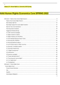   AAA Human Rights Economics Core SPRING 2022