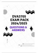 DVA3705 EXAM PACK 2024/2025