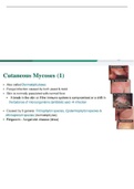 Cutaneous mycoses