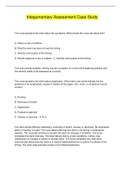 Integumentary Assessment Case Study