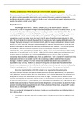 Week 1: AACN Essentials Self-Assessment Results (graded) Hello and welcome to the Week 1 of NR361, ! The focus of this week is on Patient Care Technologies. The course outcome that guides your learning this week is: Course Outcome 1: Describe patient care