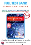 Test Bank For Pathophysiology 7th Edition by Jacquelyn L. Banasik Chapter 1-54|Complete Guide 2022