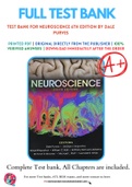 Test Bank For Neuroscience 6th Edition by Dale Purves 9781605353807 Chapter 1-34 Complete Guide . 