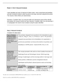 NURS 6003N module 4 assignment 6003 Week 4 | Part 4: Research Analysis