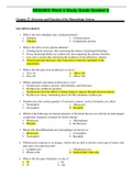 NSG5003 Week 6 Study Guide Graded A