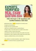 MAE 1351 EXAM 1, MAE 1351 Exam 2 Combined/ 162 Q&A/ A+ Score Solutions. 