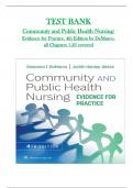 TEST BANK Community and Public Health Nursing: Evidence for Practice, 4th Edition by DeMarco, all Chapters 1-25 covered ISBN: 9781975196554