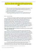 NR 503 Week 3 Discussion: Epidemiological Methods and Measurements – Compare and Contrast the Cohort Method with the Randomized Controlled Trial