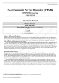 Posttraumatic Stress Disorder (PTSD) RAPID Reasoning STUDENT Marcus Jackson, 34 years old with complete solution