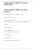 Shadow Health - HEENT Tina Jones version 1&2