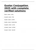 Gustar Conjugation 2025 with complete verified solutions.