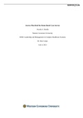 Service Plan Brief for Home Based Care Service Kiesha S. Shields Western Governors University D030: Leadership and Management in Complex Healthcare Systems Dr. Ron Carpio July 6, 2021 Service Plan Brief for Home Based Care Service Kiesha S. Shields Wester