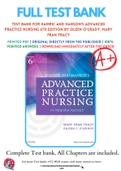 Test Bank For Hamric and Hanson's Advanced Practice Nursing 6th Edition by Eileen O'Grady, Mary Fran Tracy 9780323447751 Chapter 1-24 Complete Guide .