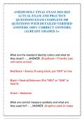 AMEDD BOLC FINAL EXAM 2024-2025  ACTUAL EXAM AND PRACTICE  QUESTIONS EXAM COMPLETE 500  QUESTIONS WITH DETAILED VERIFIED  ANSWERS (100% CORRECT ANSWERS)  /ALREADY GRADED A+