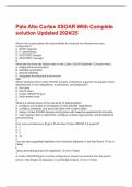 Palo Alto Cortex XSOAR With Complete solution Updated 2024/25