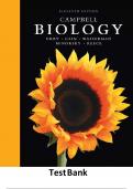 Test Bank for Campbell Biology 11th Edition ||All Chapters ||Full Complete||Latest 2024