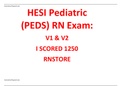 HESI RN PEDS EXAMPACK