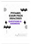 PYC4805 EXAM PACK 2024/2025