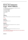 NRNP 6552 Week 6 Midterm Exam (Latest-2022/2023, 100 Q & A) / NRNP6552 Week 6 Midterm Exam: Walden University | 100% Verified Q & A |