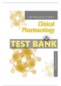 Complete test bank for introductory clinical pharmacology, 12th edition by ford (9781975163730-isbn) All chapters are included.