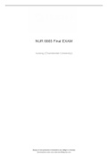 NUR 6665 FINAL EXAM Nur6665 FINAL EXAM Questions