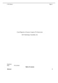 C768 Task 2 Page 1 Cloud Migration of Seamus Company IT Infrastructure