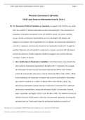 Western Governors University C841 Legal Issues in Information Security Task 2