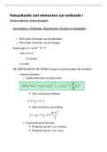 Samenvatting Natuurkunde met elementen van wiskunde 1 Farmaceutische wetenschappen
