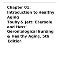 NURS 3628 Touhy & Jett: Ebersole and Hess’ Gerontological Nursing & Healthy Aging, 5th Edition