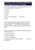 ATI TEAS 7 A&P and Biology PRACTICE QUESTIONS