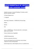 AACN ESSENTIALS OF CRITICAL CARE NURSING EXAM