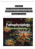 Test Bank for  Porth's Pathophysiology Concepts of Altered Health States 11th Edition by Tommie L. Norris, all Chapters 1-52 covered, ISBN: 9781975176853