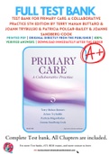 Test Bank For Primary Care: A Collaborative Practice 5th Edition by Terry Mahan Buttaro & JoAnn Trybulski & Patricia Polgar-Bailey & Joanne Sandberg-Cook 9780323355018 Chapter 1-250 Complete Guide.