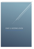 OWE 3 gezond leven