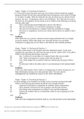 Chapter 12- Psychosocial Function  Questions {Answered Correctly! 2022-2023}