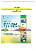 WorkSheet Answer keys for Medical Assisting Administrative & Clinical Competencies (MindTap Course List) 9th Edition by Michelle Blesi Chapter 1-58