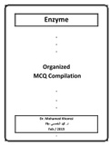 Enzyme MCQS Collection