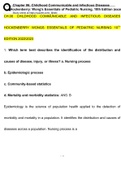 TEST BANK for 20222023 Essentials of Pediatric Nursing 10th Edition BY Wong Hockenberry(DOWNLOAD TO BOOST YOUR GRADES 100%)