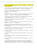 WGU C211 OA Global Economics /  C211 Pre-assessment #2 – Questions And Answers (2022/2023)