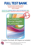 Test Bank For Psychiatric-Mental Health Nursing 8th Edition by Shelia Videbeck 9781975116378 Chapter 1-24 Complete Guide.