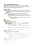 Scientific and Statistical Reasoning Summary Block 2