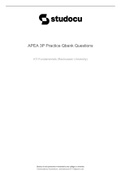 APEA 3P Practice Qbank Questions