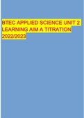 BTEC APPLIED SCIENCE Unit 8 learning aim c DIGESTIVE SYSTEM  2 Exam (elaborations) BTEC APPLIED SCIENCE UNIT 8 LEARNING AIM B(LYMPHATIC SYSTEM) updated document 2022/ 2023  3 Exam (elaborations) BTEC APPLIED SCIENCE Unit 4 learning aim C 2022/2023  4 Exam